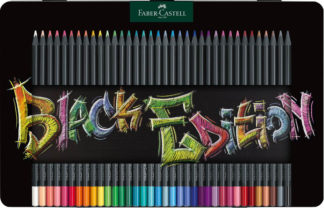 CREIOANE COLORATE 36 CULORI BLACK EDITION CUTIE METAL FABER-CASTELL CREIOANE COLORATE 36 CULORI BLACK EDITION CUTIE METAL FABER-CASTELL
